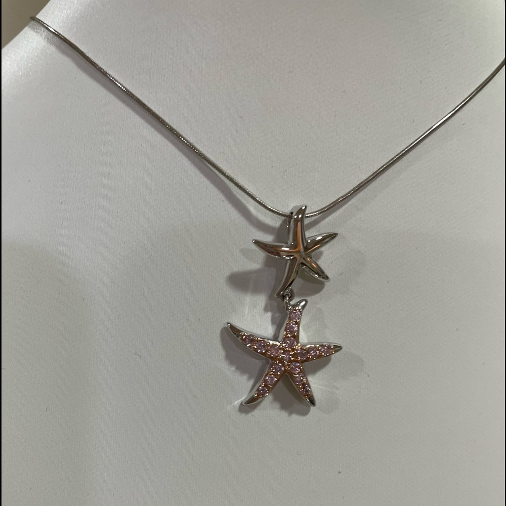 Sterling Silver Starfish Necklace